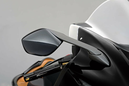NEW OEM SUZUKI 2022-24 HAYABUSA GSXR1300R CARBON FIBER MIRROR COVERS 99134-10L00
